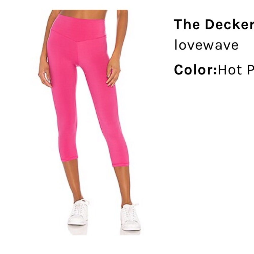 Lovewave hot pink yoga pants - Size Small